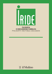 Cover of the journal Iride - 1122-7893