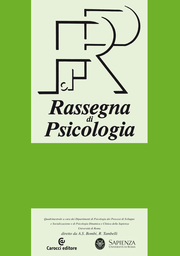 Cover: Rassegna di Psicologia - 1125-5196