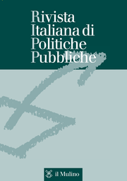 Cover: Rivista Italiana di Politiche Pubbliche - 1722-1137
