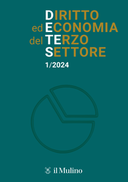 Cover of the journal Diritto ed economia del terzo settore - 3034-9907