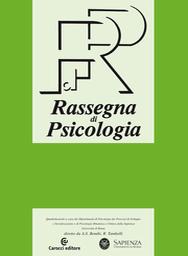 Cover of Rassegna di Psicologia - 1125-5196