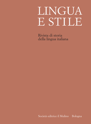 Copertina del fascicolo 1/2024 from journal Lingua e  Stile